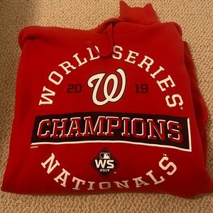 Washington Nationals World Series hoodie - mens L